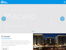 Tablet Screenshot of hotelportodapraia.com.br